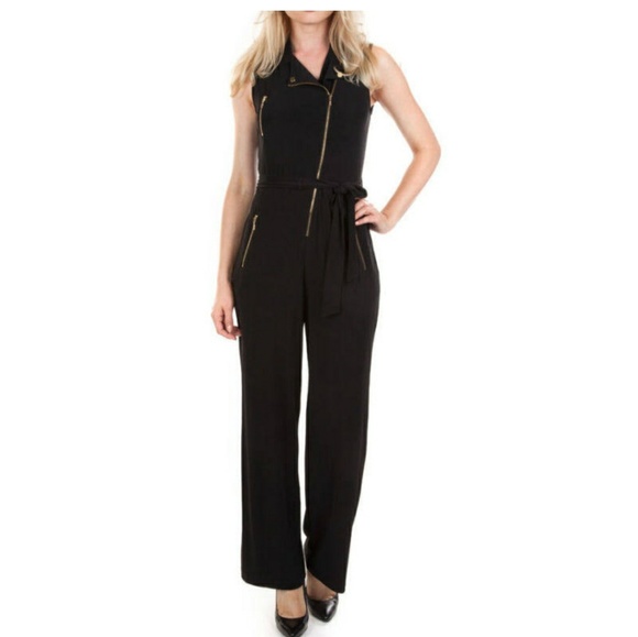 Calvin Klein Pants - 💼⭐️HP⭐️Calvin Klein Navy Blue Jumpsuit